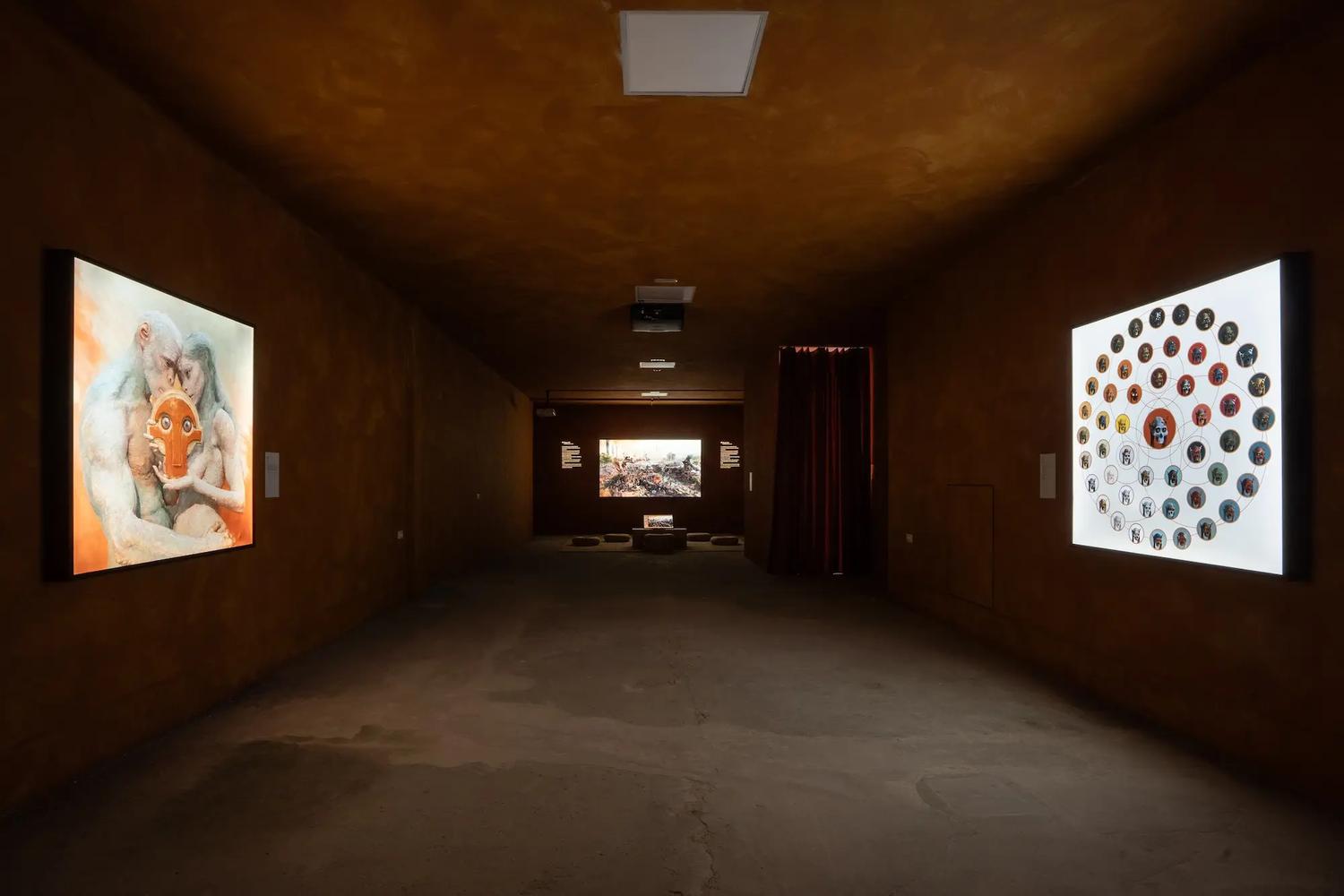 The Monument Game exhibition view